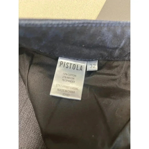 NWT PISTOLA LOS ANGELAS WOMENS SIZE 32 DARK BLUE WIDE LEG LENNON HIGH RISE - Picture 5 of 10